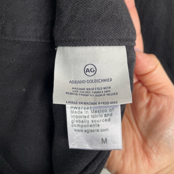 AG Jeans Ryleigh Jumpsuit in Super Black - Picture 5 of 9